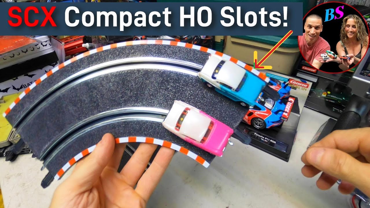 SCX Compact 1/43 HO Slot Car Track? Let's See!