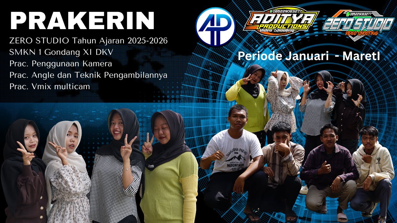 PRAKERIN ZERO STUDIO II PROJEK PENDALAMAN JURU KAMERA DAN MIXSING VIDEO AUDIO BAGIAN 3