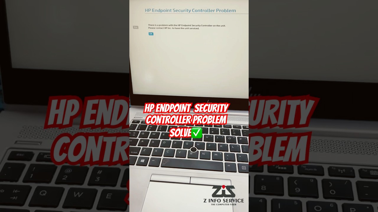 HP Endpoint Security Controller Problem Solve✅ #hp #laptop #repair #solve #youtubeshorts #trending
