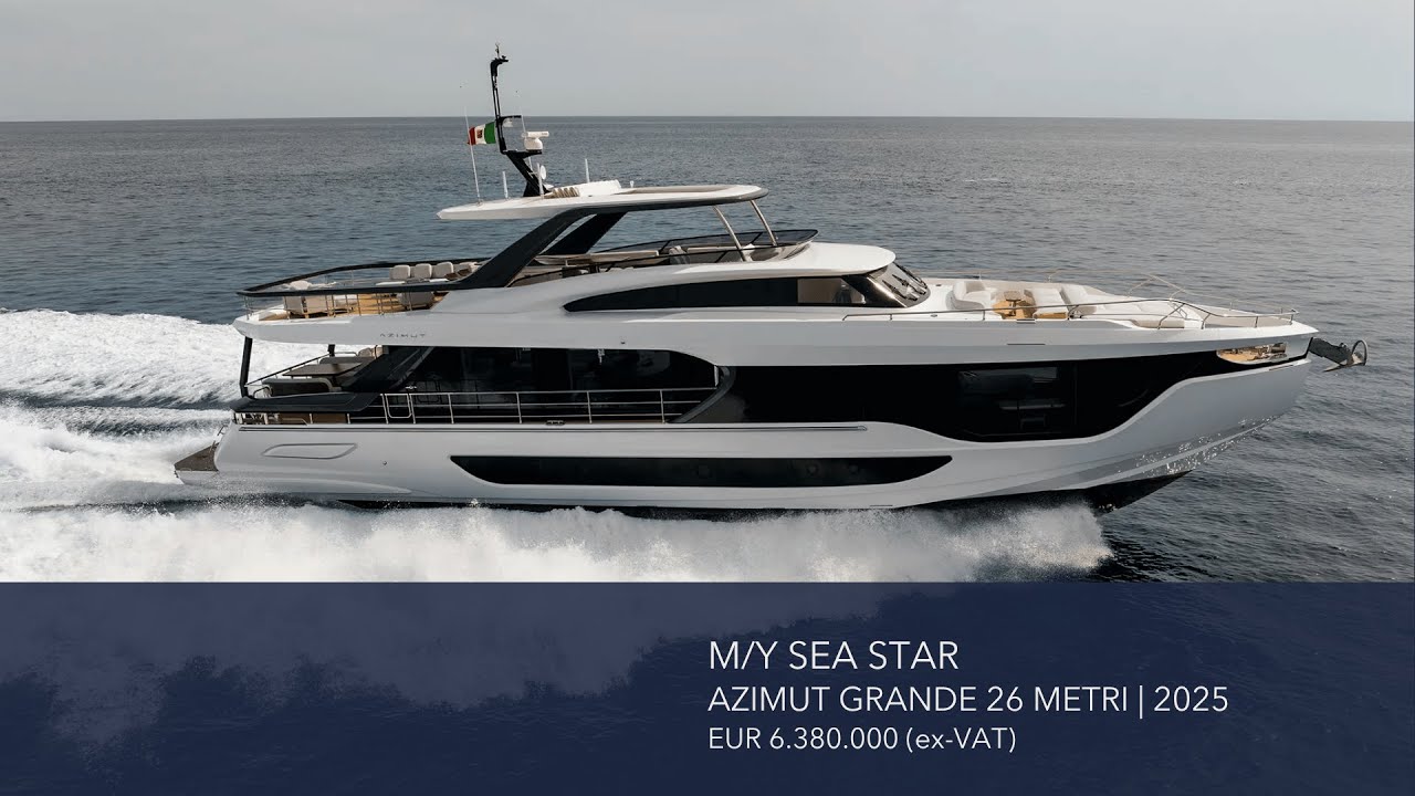 Azimut Grande 26 Metri -  Full Walkthrough