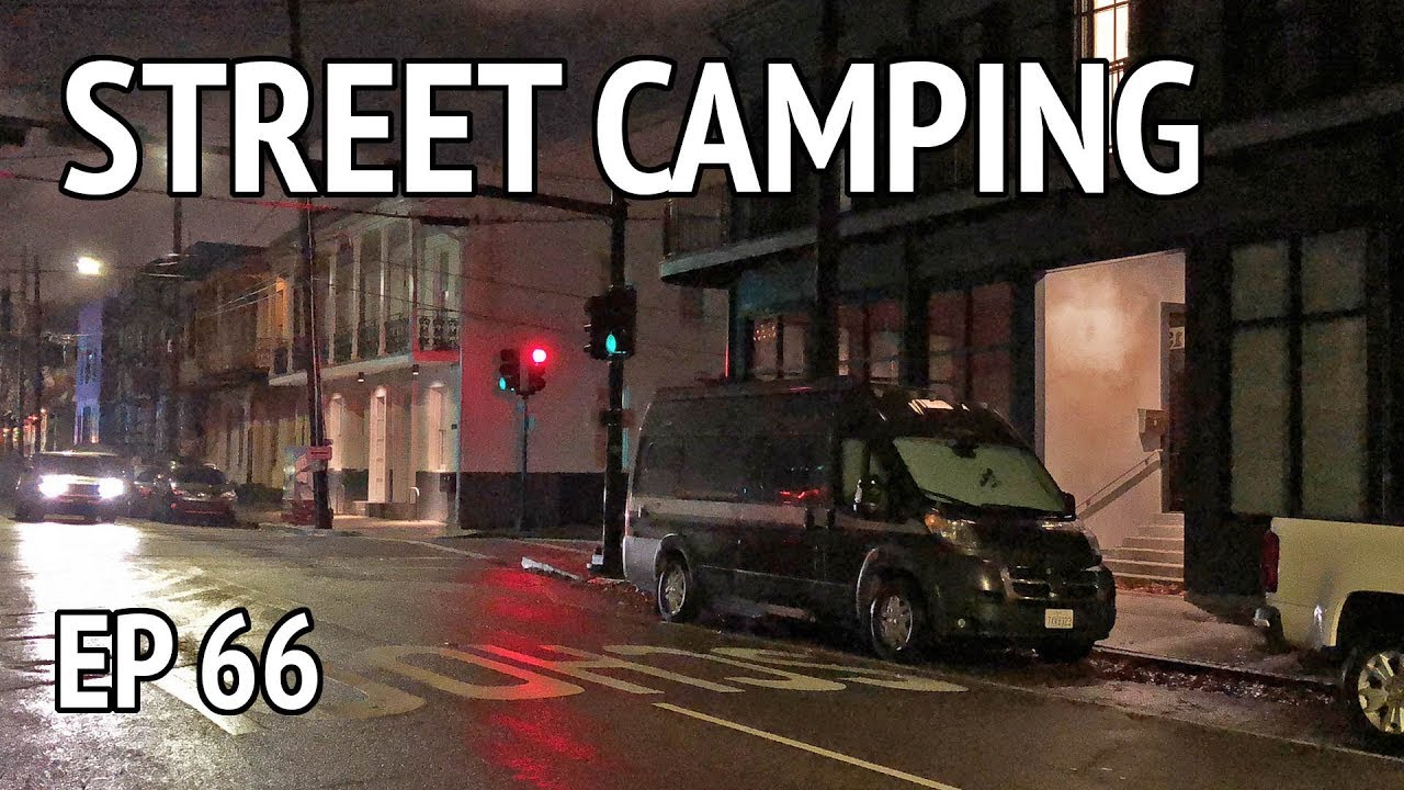 Уличный кемпинг в Новом Орлеане | Camper Van Life S1:E66