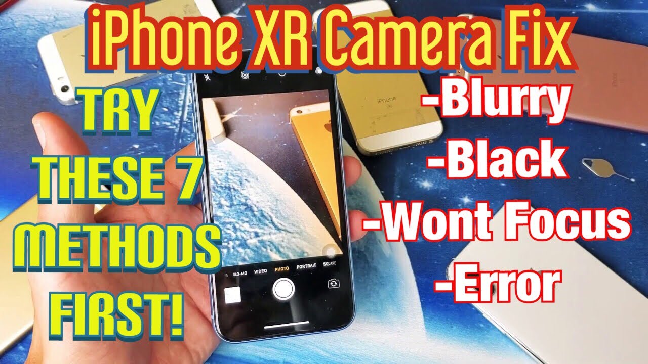 Исправлена ​​камера iPhone XR! Размытость, чёрное изображение, отсутствие фокусировки, ошибка (7 ...