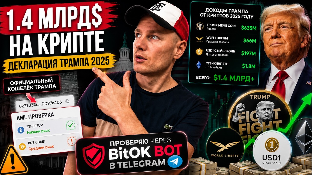 $1.4 МЛРД НА КРИПТЕ: что скрывает декларация Трампа? 🔥
