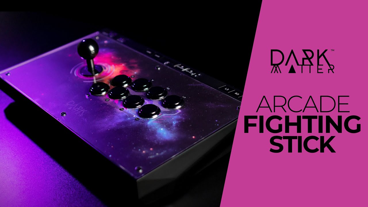 Dark Matter Arcade Fighting Stick - Compatible with Windows, Xbox One, PlayStation 4, Switch - 43710