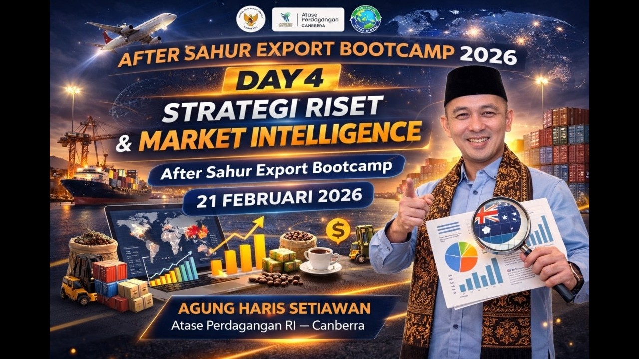 AFTER SAHUR EXPORT BOOTCAMP DAY 4 - Strategi Riset Market Intelligence