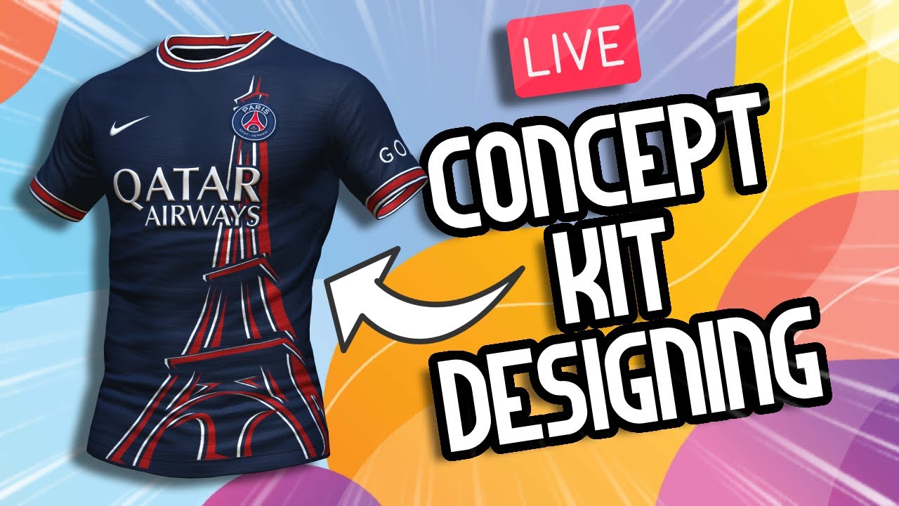 LIVE - Designing Concept Football Kits ⚽ TAKING REQUESTS!