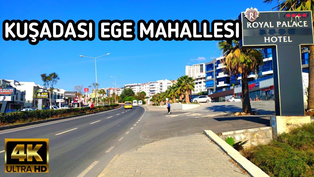 KUŞADASI EGE MAHALLESI WALKING TOUR | November 26, 2022 | 4k UHD 60fps | Wanderlust Feet Vlog