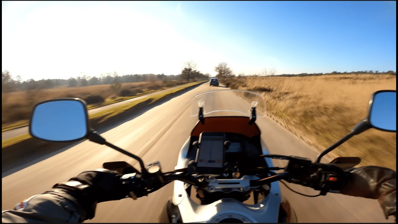 Beautiful Nature (Veluwe) Ride on Suzuki XF650