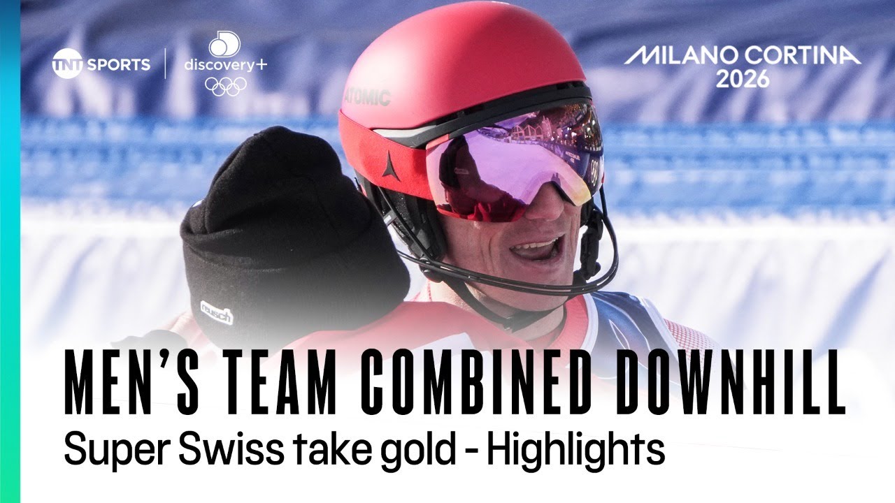 SWITZERLAND WIN AS ITALY FUMBLE! | Alpine Skiing Men's Team Combined Downhill | Winter Olympics 2026