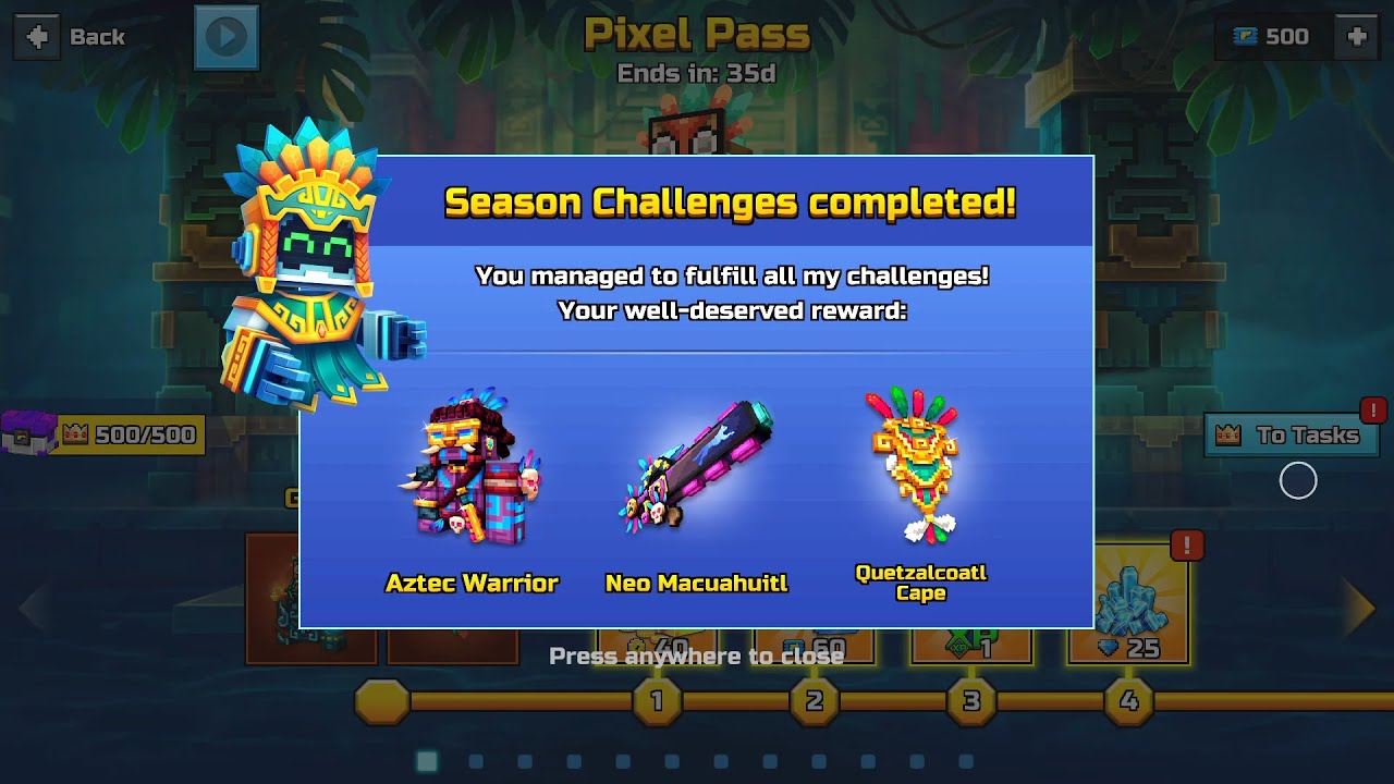 [Aztec Season] Pixel Pass Speedrun (3 hours)