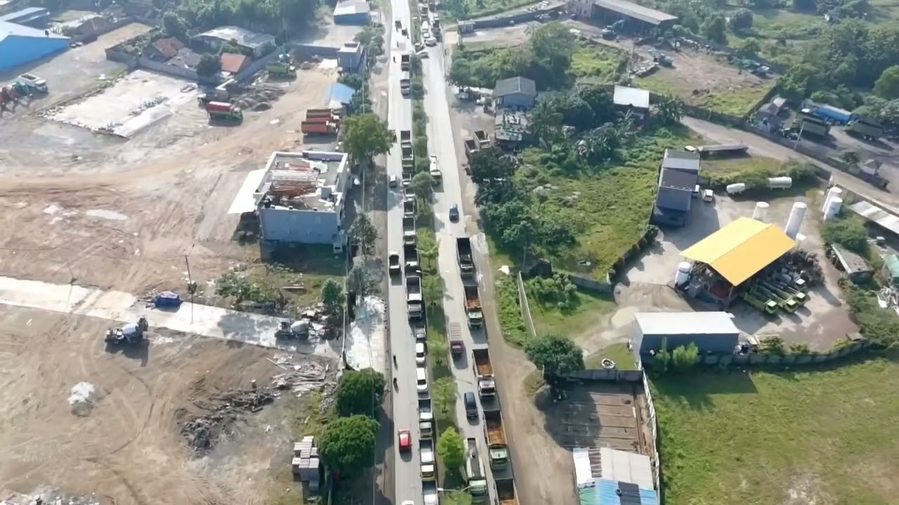 Pemandangan jalan lingkar#dronevideo #dji #cinematicadventures 