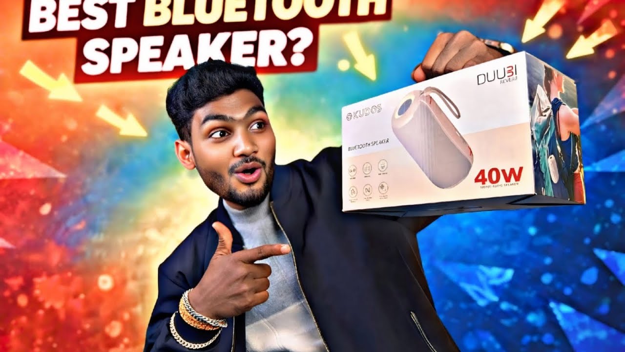 🎁 iPhone 17 Pro Max के साथ ये Speaker फ्री?! | Kudos Duubi 40W Unboxing
