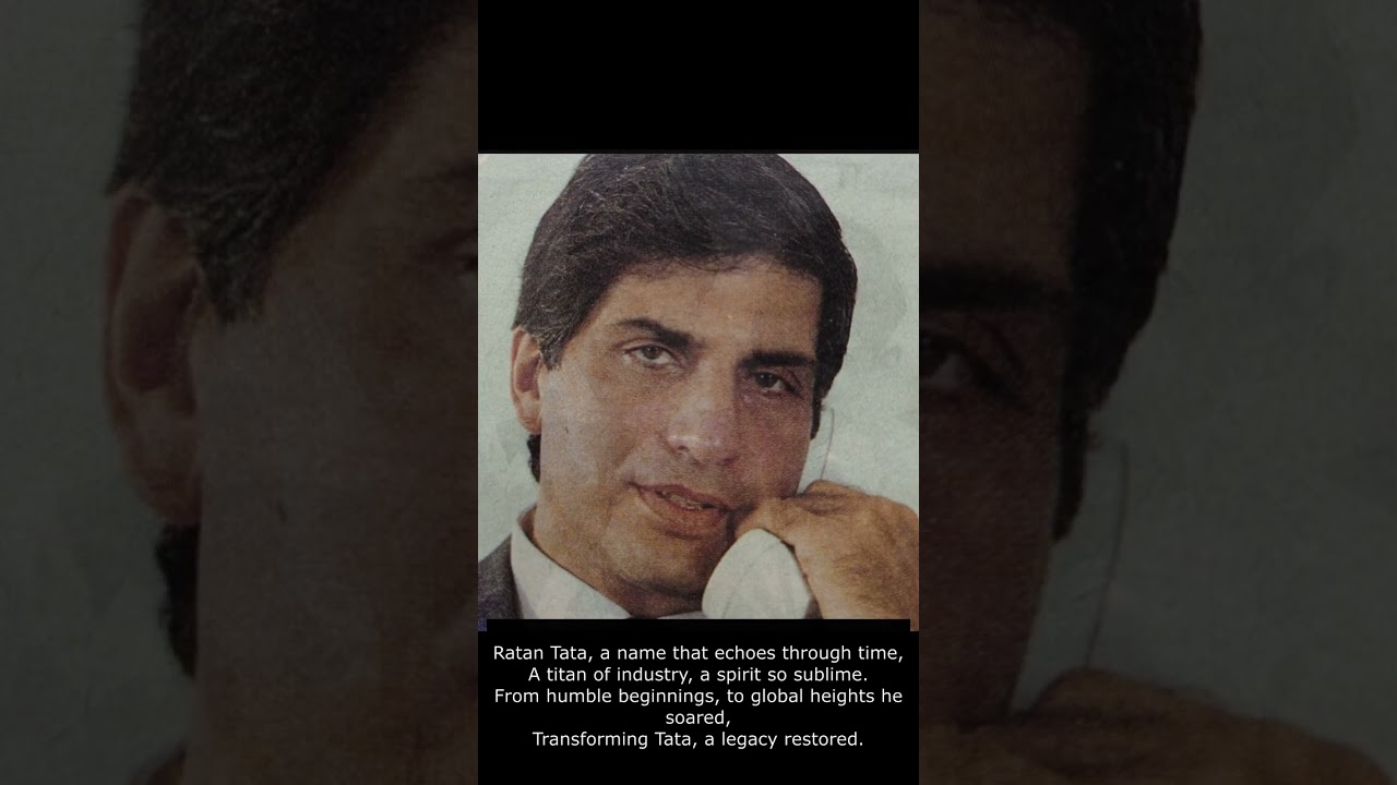 Ratan Tata: A Legacy Restored (Rare Pics)