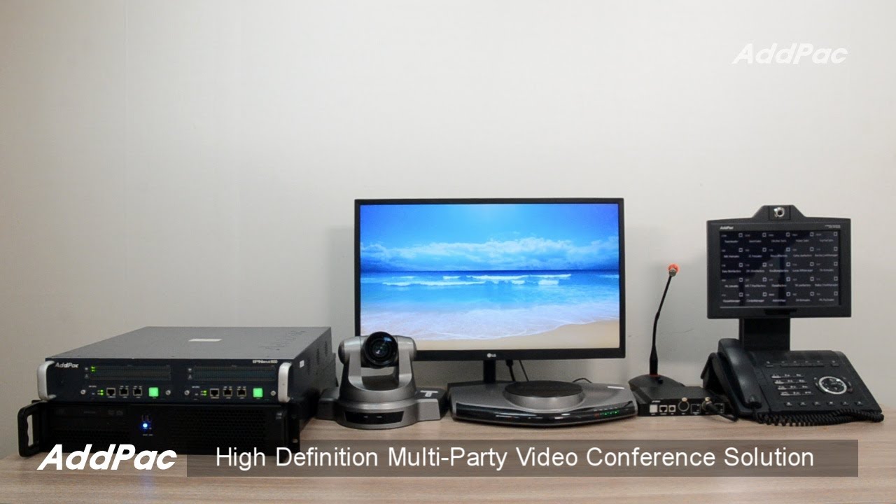 AddPac High Definition Multi-Party Video Conference Solution(애드팍 풀HD 다자간 영상회의 솔루션)