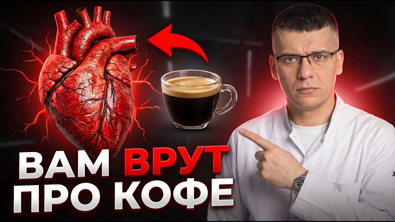 Кофе — прямой путь к ИНФАРКТУ и аритмии? Шокирующая правда от КАРДИОЛОГА
