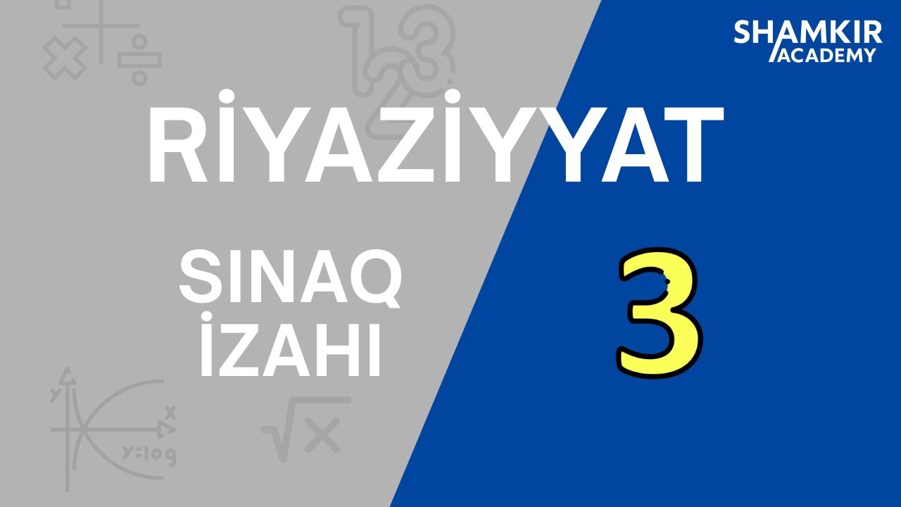 Mövzu sınaq imtahanı - Həndəsənin əsas anlayışları
