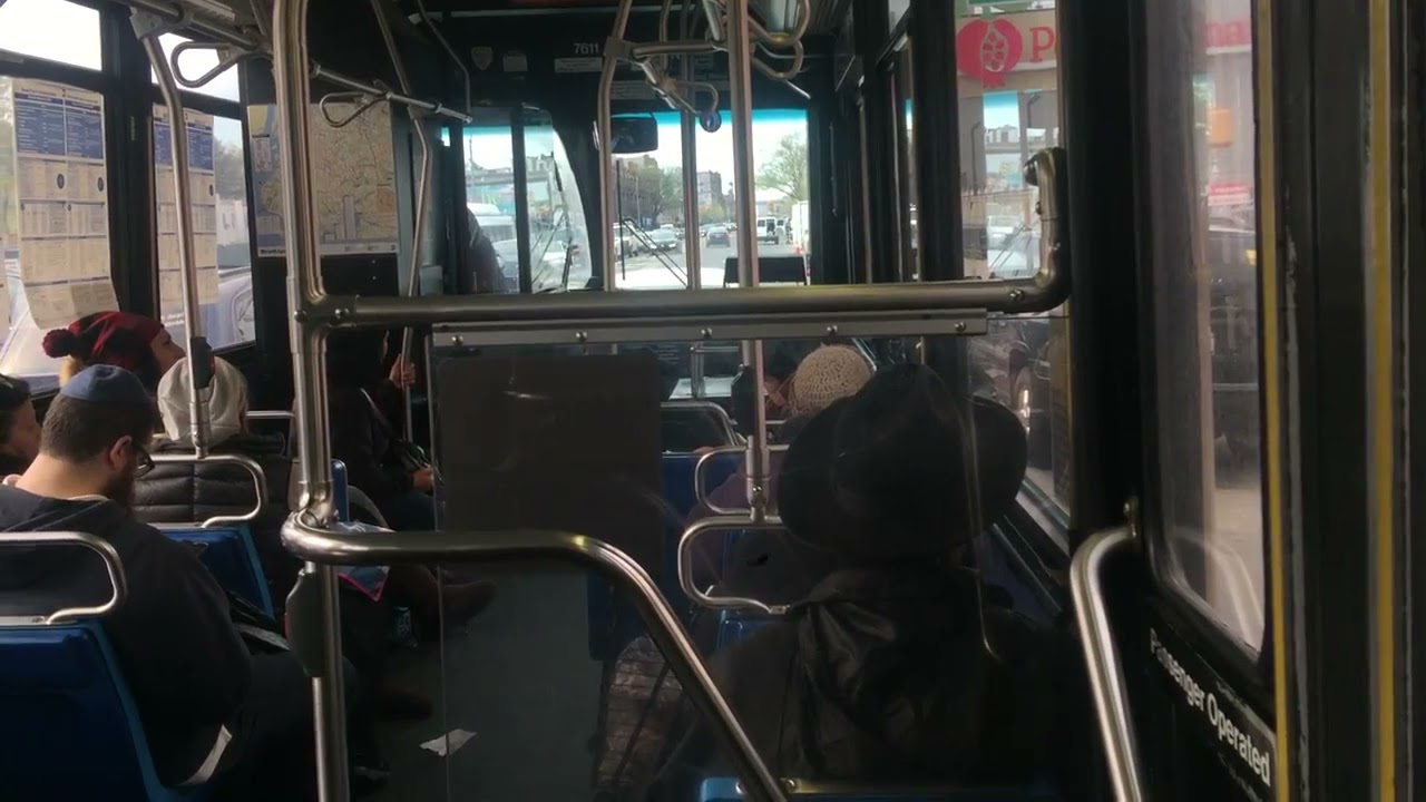 MTA NYC HD: On Board 2003 Orion VII CNG #7611 on the B68 (RETIRED)