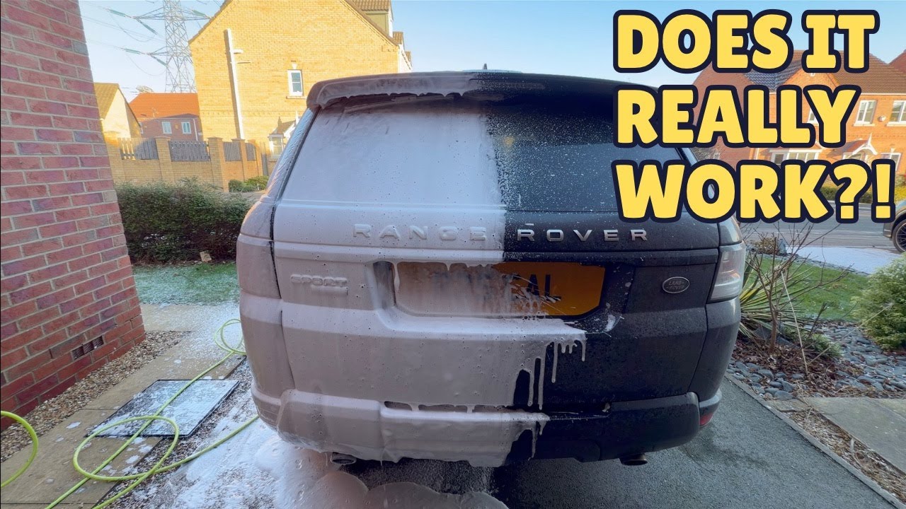 Does Snow Foam Really Work?! Real Results without the pressure washer…