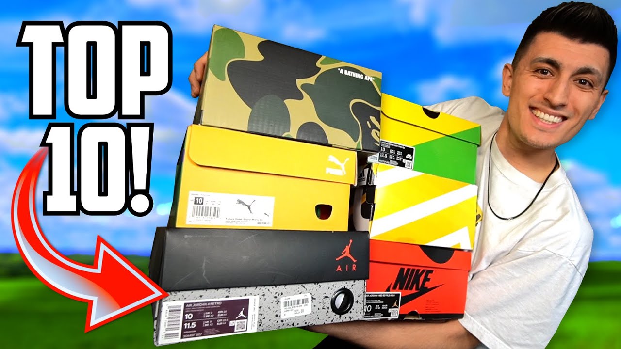 Top 10 Sneakers In My ENTIRE Sneaker Collection!
