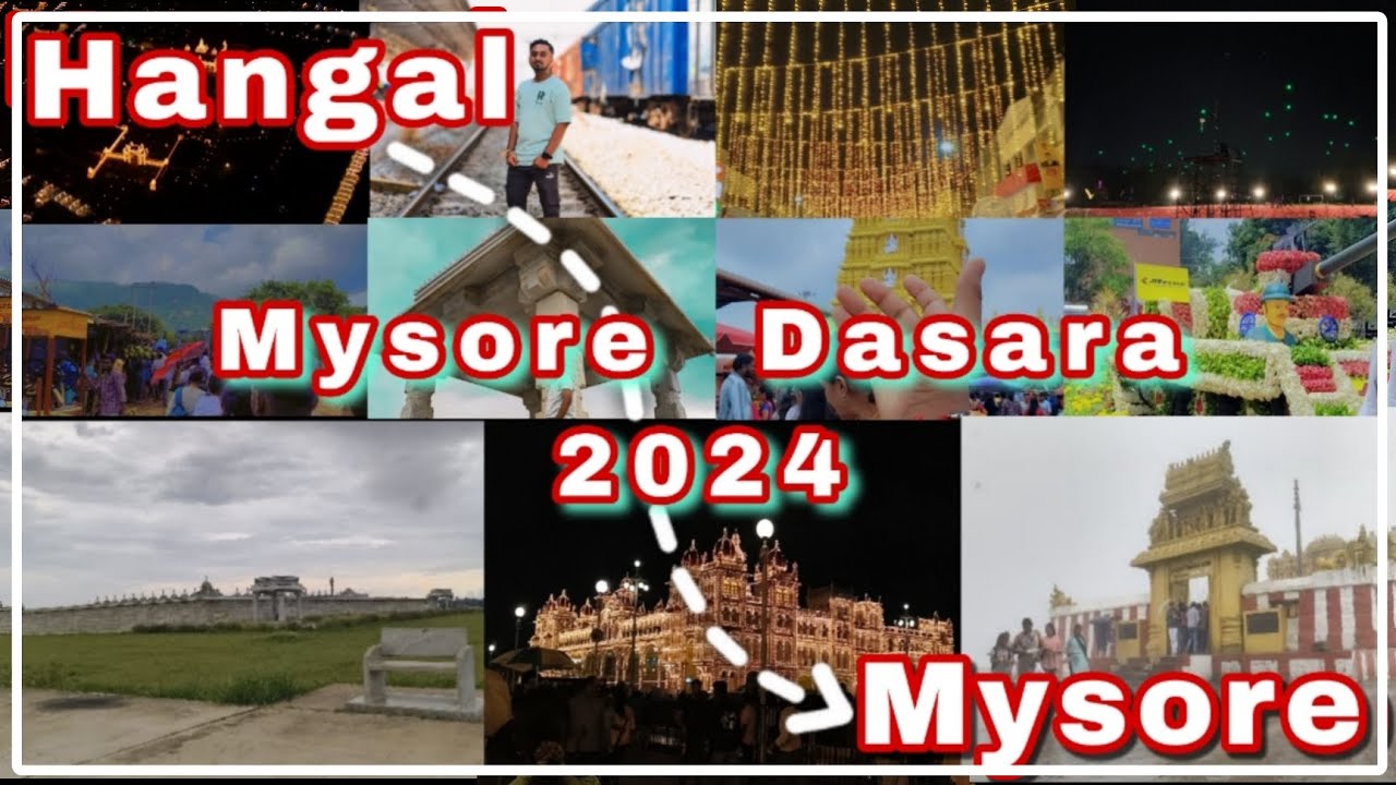 namma mysore dasara lighting's & flower show & drone show 2024 ❤️