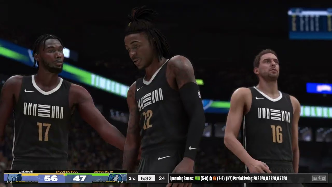 Anthony Edwards vs Ja Morant 2nd half Timberwolves vs Grizzlies