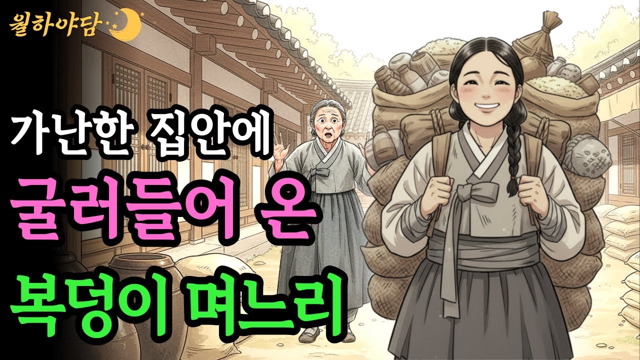 넝쿨째 굴러온 복덩이 며느리의 정체 ㅣ옛날이야기 ㅣ민담 ㅣ오디오북ㅣ전설ㅣ설화 ㅣ야담
