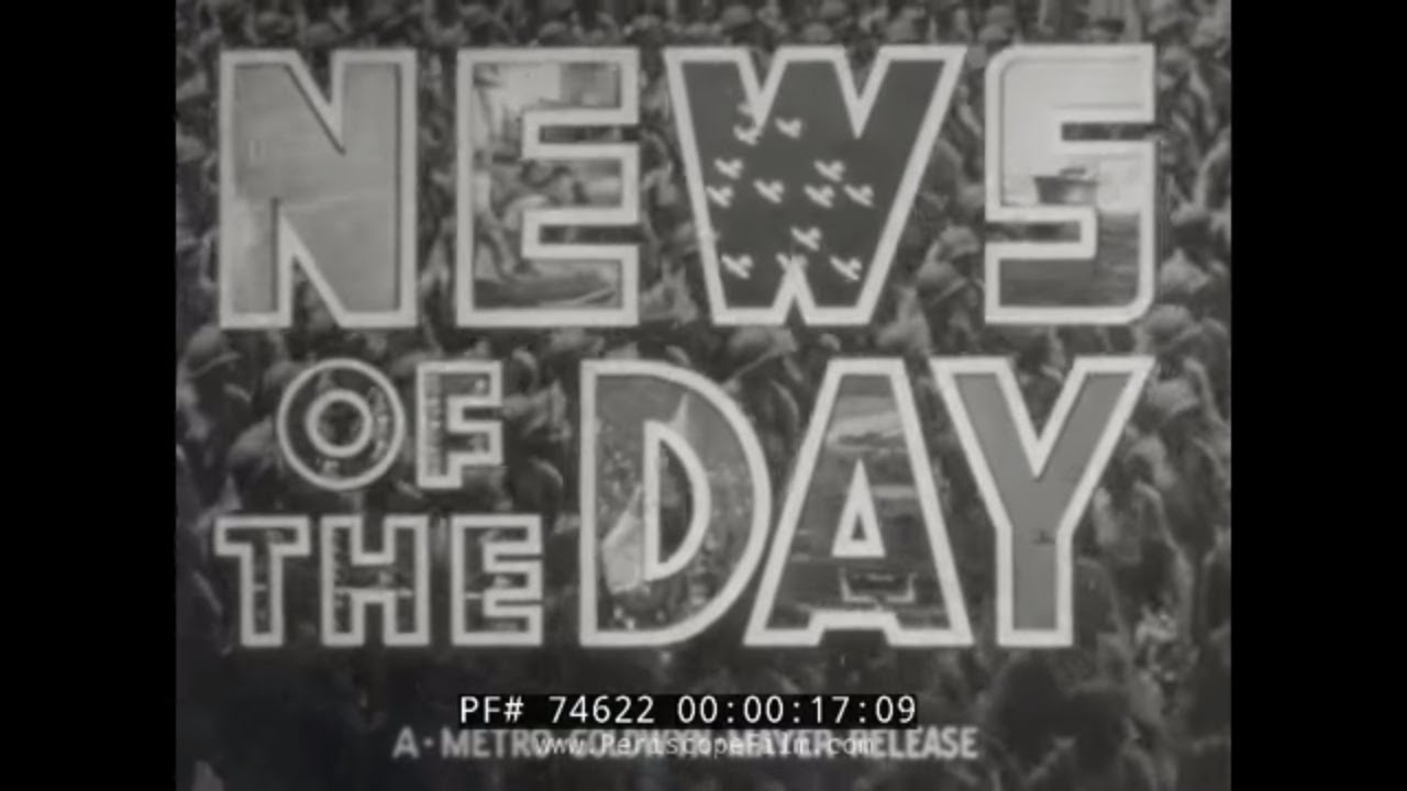 WORLD WAR II D-DAY INVASION PREPARATIONS  1944 NEWSREEL 74622