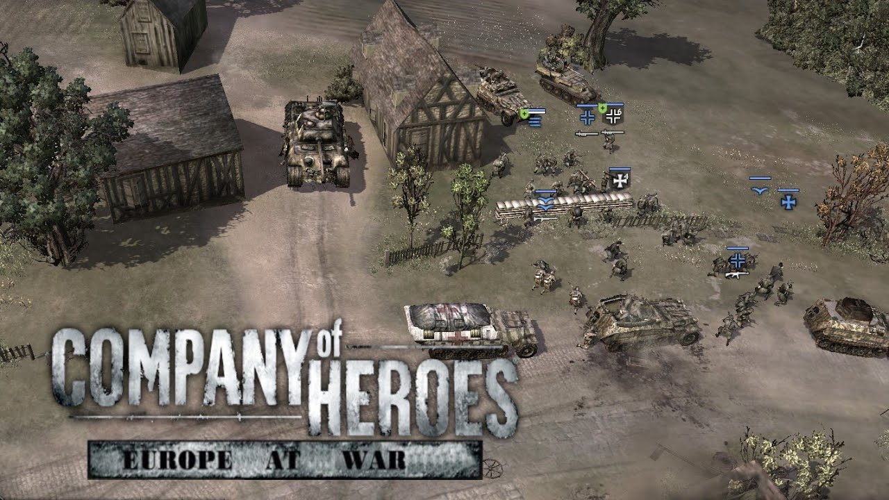 Company of Heroes Feuerinsel 1vs2 Expert [Europe At War mod]