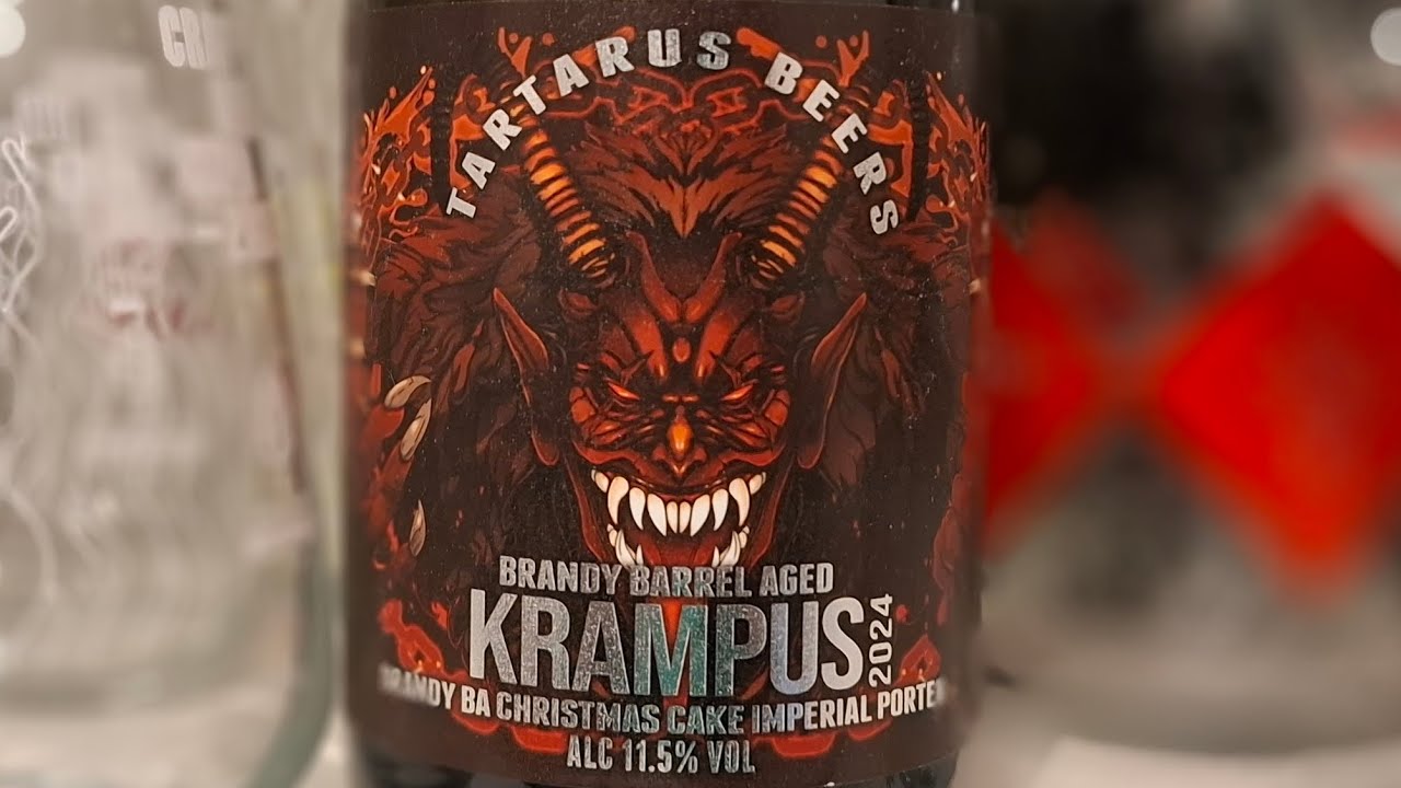 Tartarus Beers: Brandy Barrel Aged Krampus 2024 Brandy BA Christmas Cake Imperial Porter