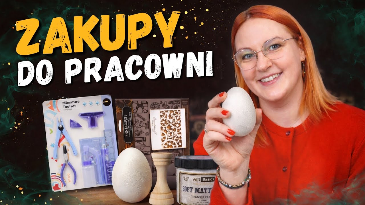 Zakupy do pracowni | Action, Temu, Craftelier, Allegro + testy i plany na decoupage