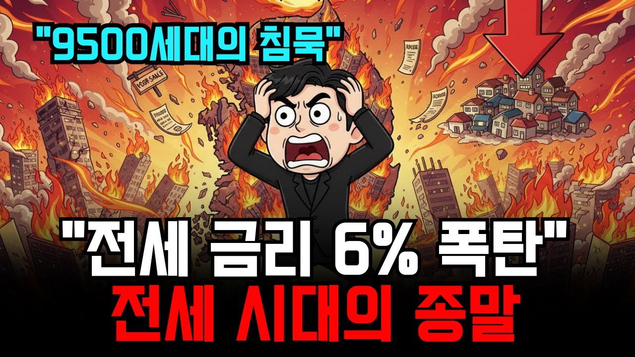 전세 금리 6% 돌파 헬리오시티 9500세대 정적 대한민국 주거 사다리가 끊겼다