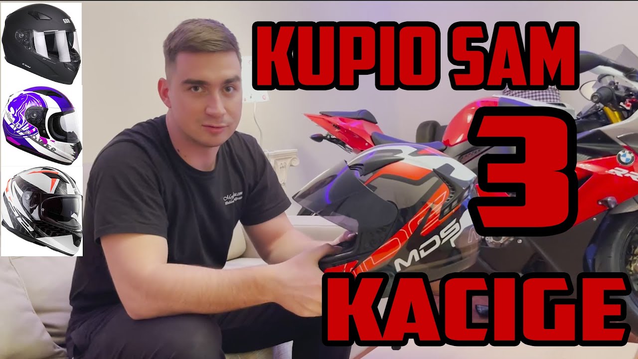 KUPIO SAM 3 NOVE KACIGE!!!???