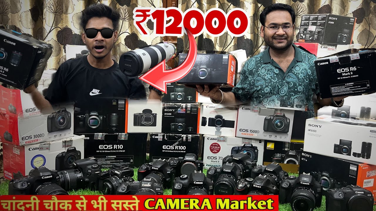 Chandi Chowk Camera Market | New Stock Drone, Camera, Dslr, GoPro | Camera Market Delhi #2025 