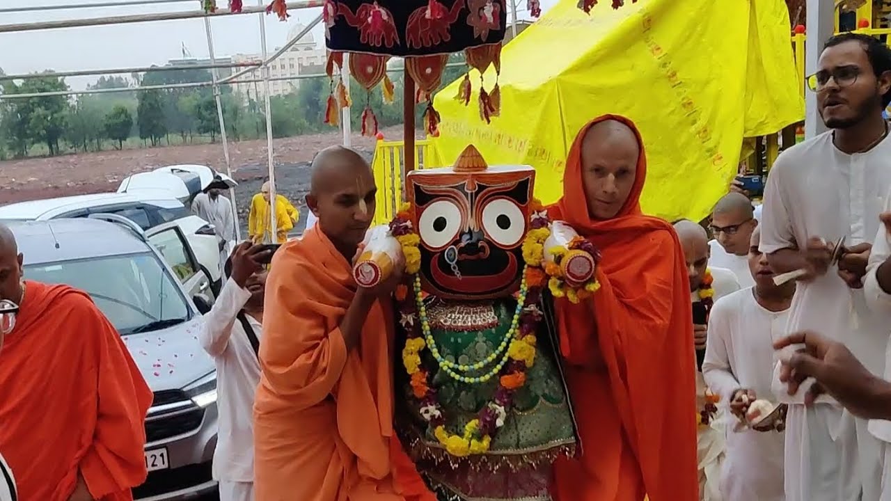 Welcoming  Sri Jagannatha Baladeva & Subhadra in ISKCON Bhopal#iskconbhopal #welcome #sri #jagannath
