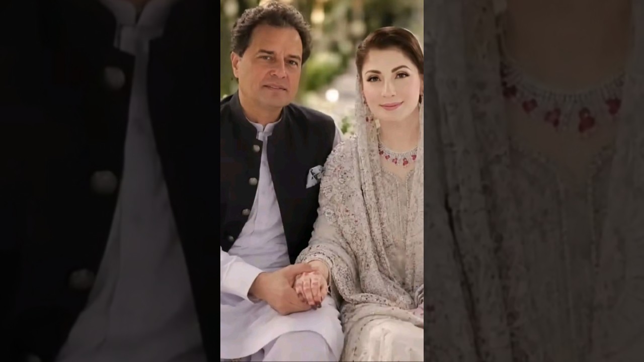 Maryam nawaz with captain safdar at daughter mahnoor nikkah|