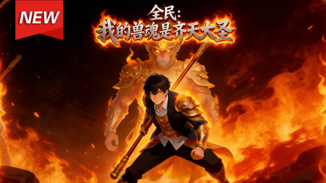 MULTISUB📢新番上线《全民：我的兽魂是齐天大圣》第1~60集丨苏晨在兽魂仅觉醒F级普通猴子兽魂，遭众人嘲笑，却意外绑定“神话兽魂系统”，开启齐天大圣进化之路！#漫剧 #破晓动漫社