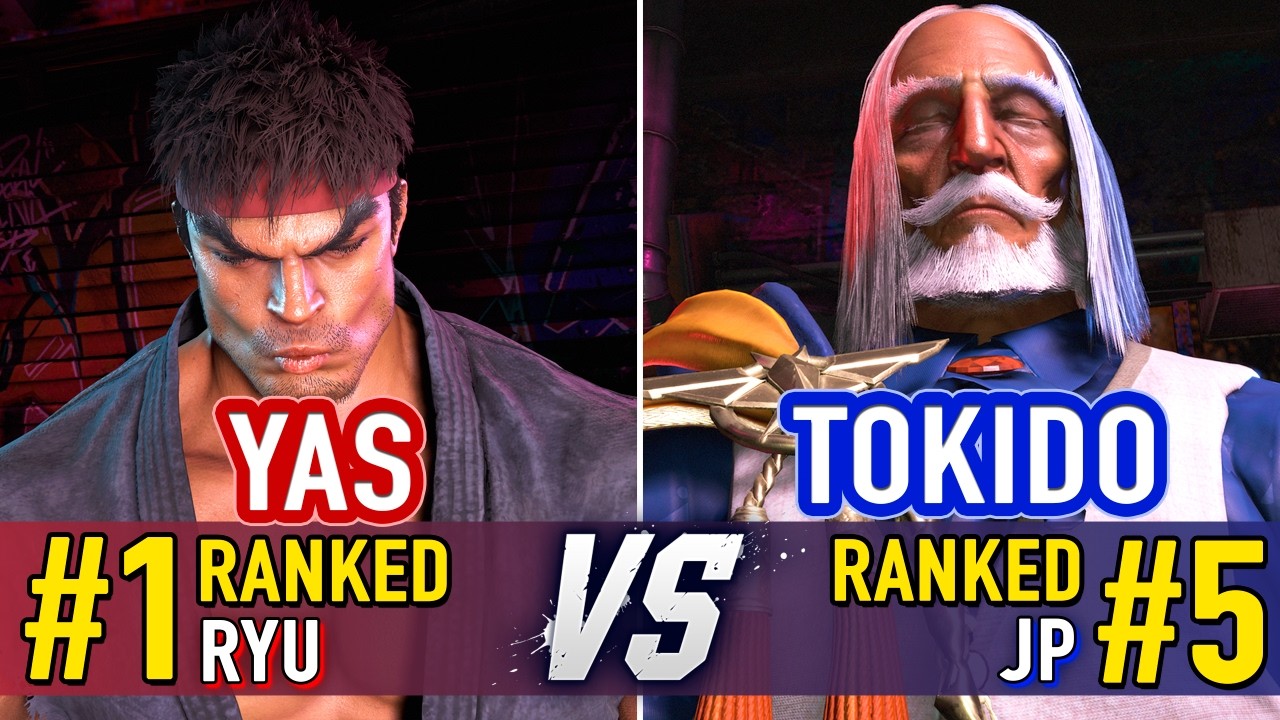 SF6 🤜 YAS (#1 Ranked Ryu) vs TOKIDO (#5 Ranked JP) 🤛 SF6 High Level Gameplay