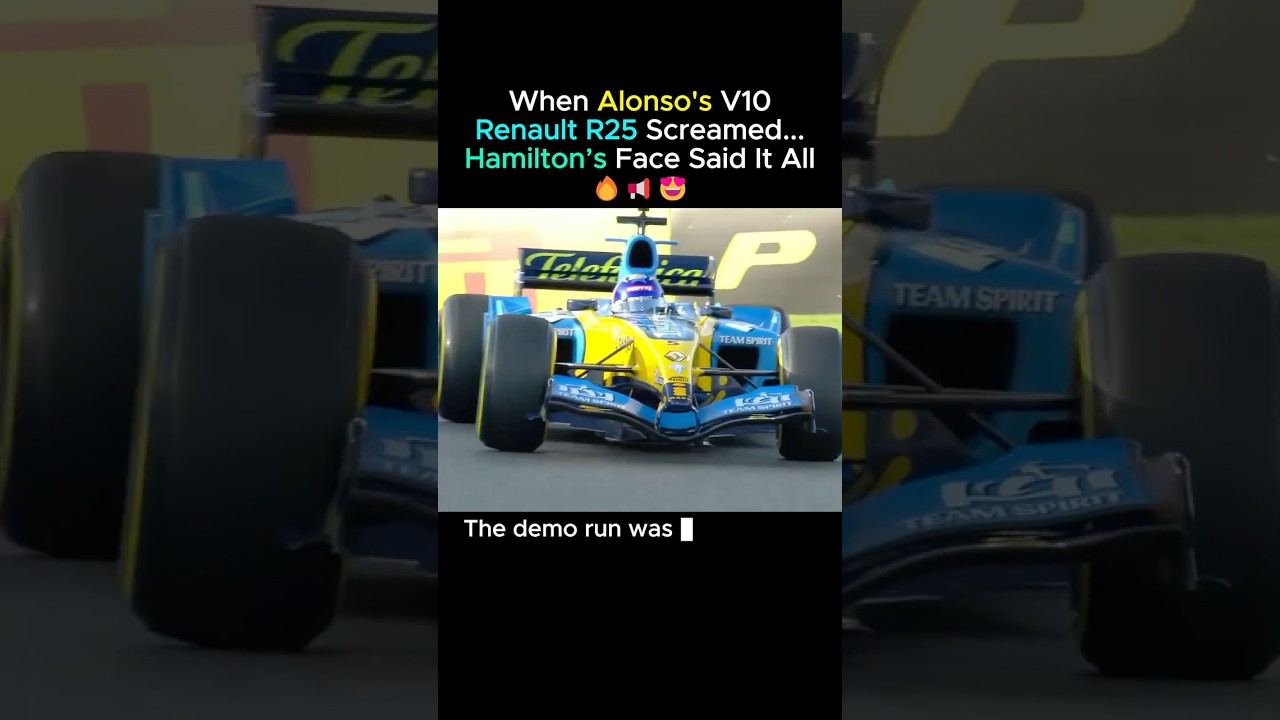 Hamilton Reacts to Alonso's Screaming V10