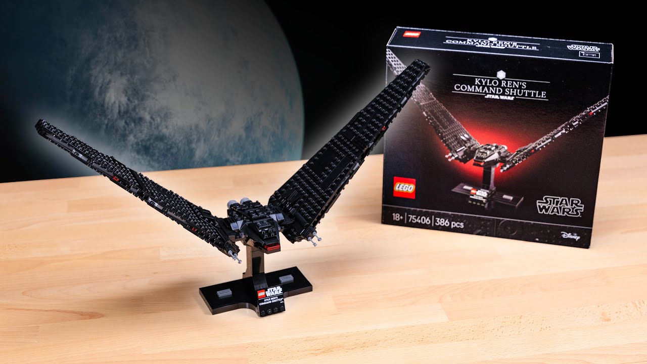 LEGO Star Wars Kylo Ren's Command Shuttle REVIEW | Set 75406