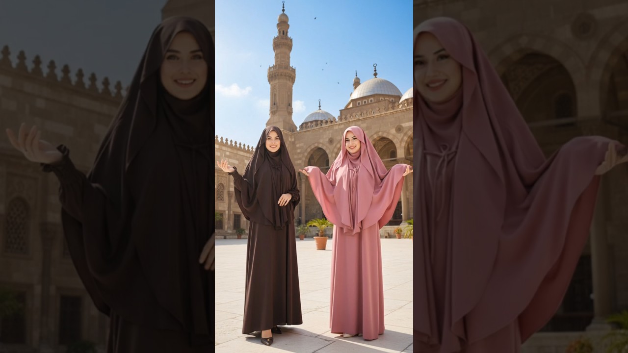 Peçeli Cilbab Model Elbise 6063 