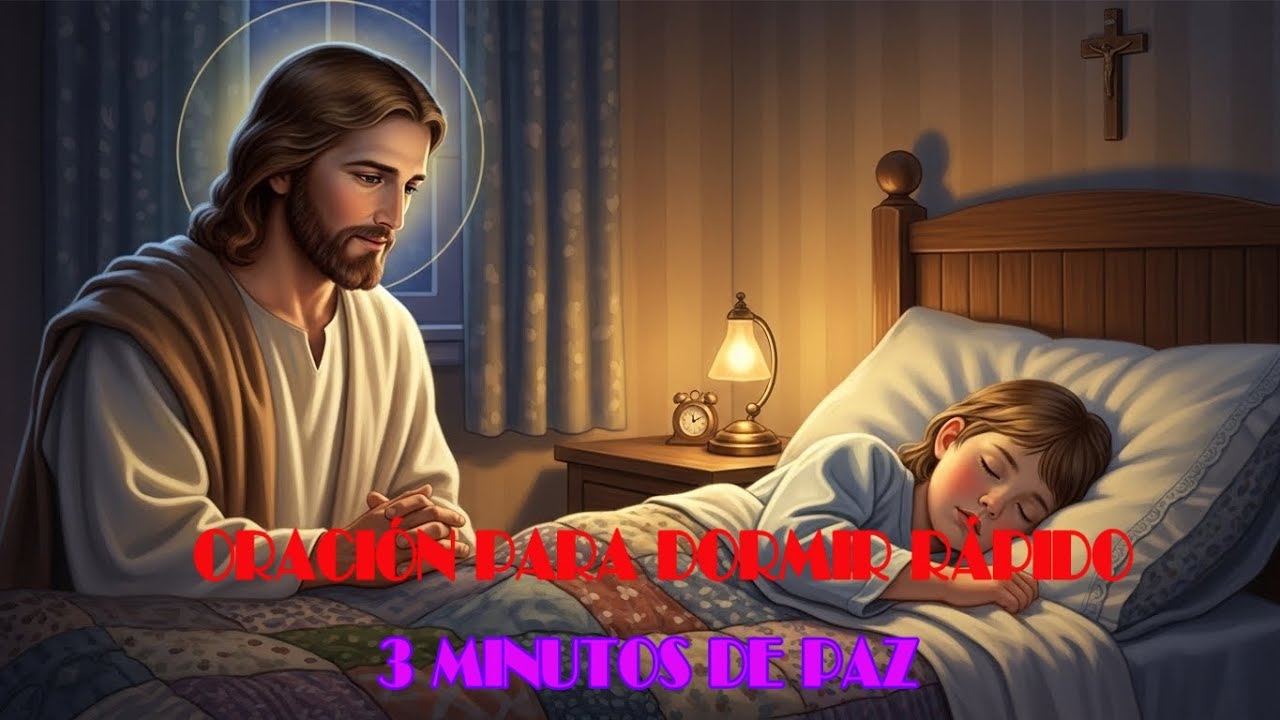 [4K] ORACIÓN PARA DORMIR RÁPIDO — 3 MINUTOS DE PAZ