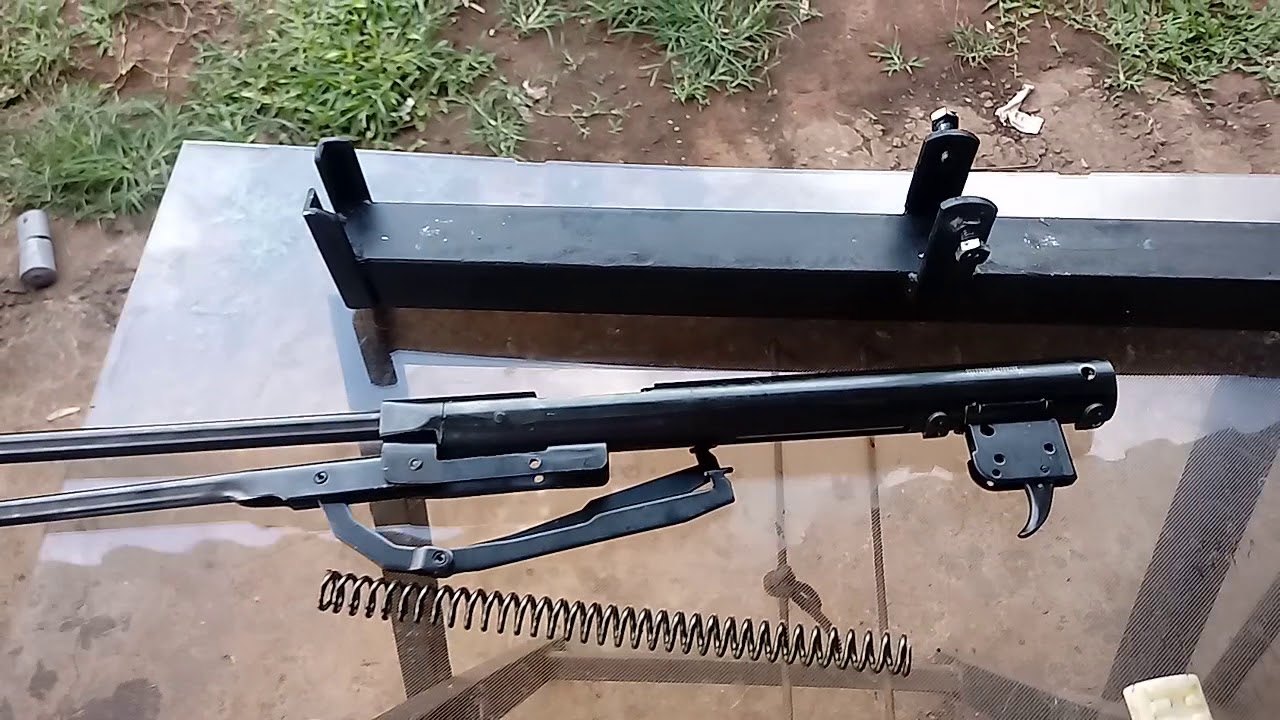 Gabarito para sacar mola de carabina de pressão