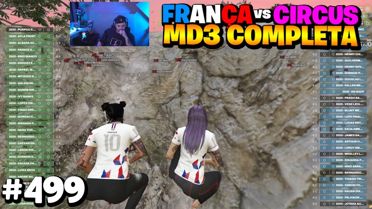 FRANÇA vs CIRCUS | MD3 COMPLETO ILHA DO GABEPEIXE! EP 499