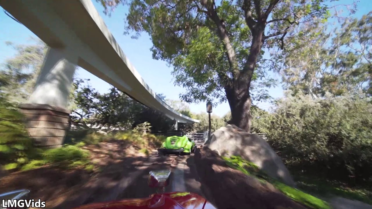 [HD] 2019 Autopia Drivable Car ride: Disneyland park California POV Complete ridethrough