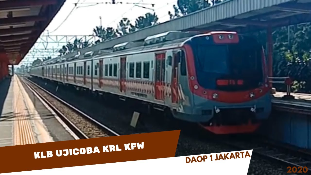 KLB Ujicoba KRL KFW di Daop 1 Jakarta