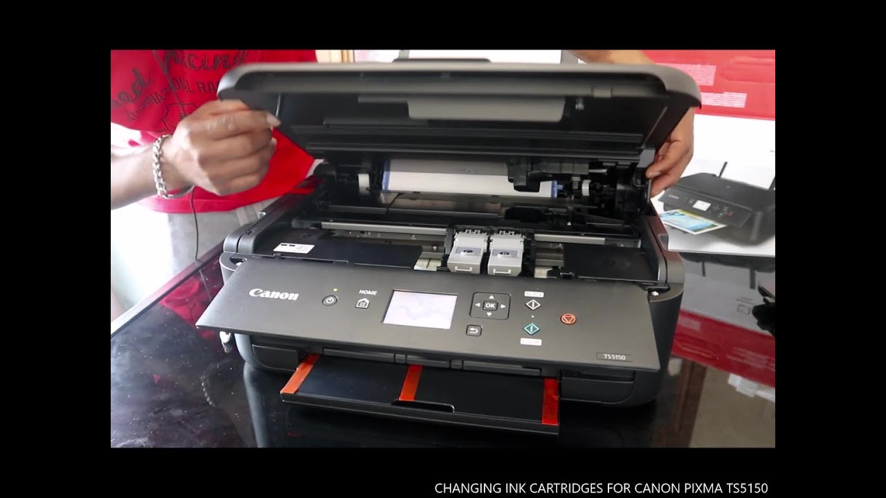 Замена чернильных картриджей для Canon Pixma TS5150