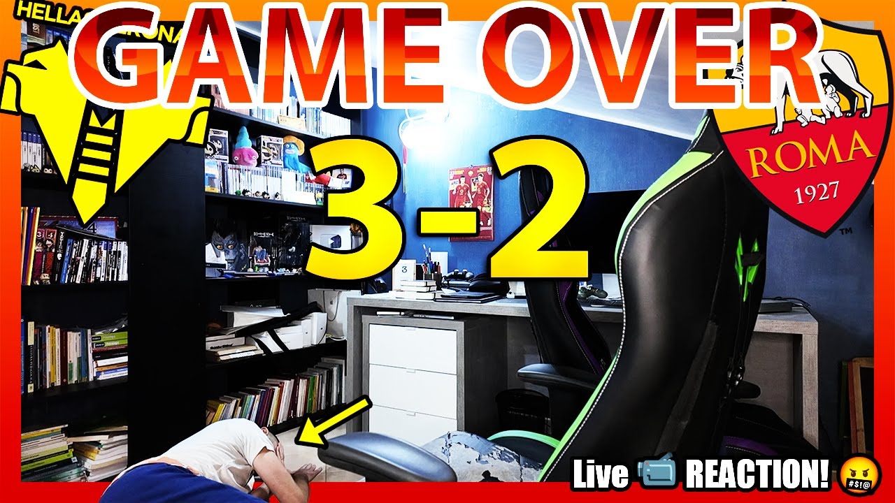 GAME OVER. VERONA-ROMA 3-2 [LIVE REACTION]