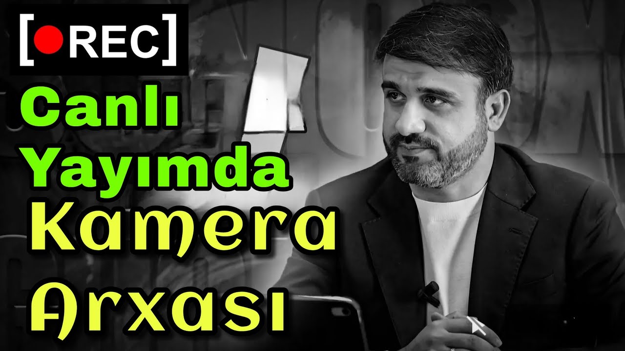 🔴✅️ Canlı Yayımda Kamera Arxası Olanlar - Haci Ramil