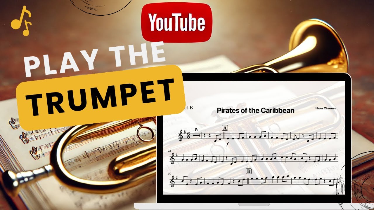 Pirates of the Caribbean – Trumpet Cover with Sheet Music