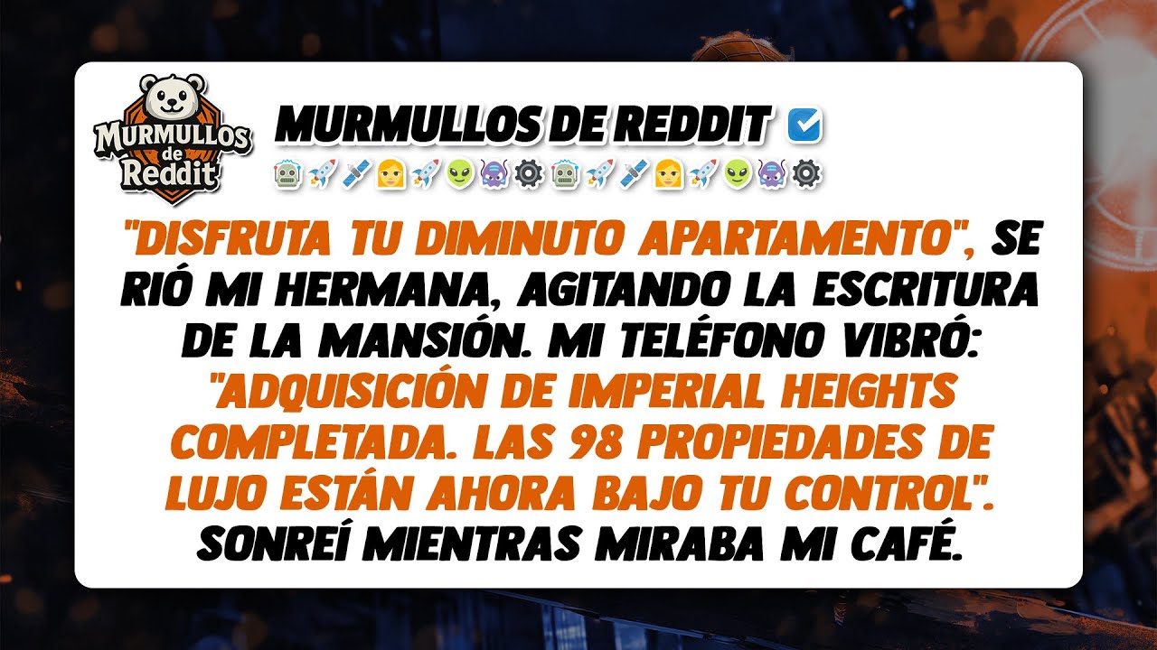 Durante el brunch familiar, mi hermana se quedó con la mansión. Yo recibí un correo extraño.